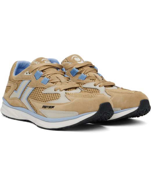 メンズ Lanvin ベージュ＆ブルー Meteor Runner スニーカー Black