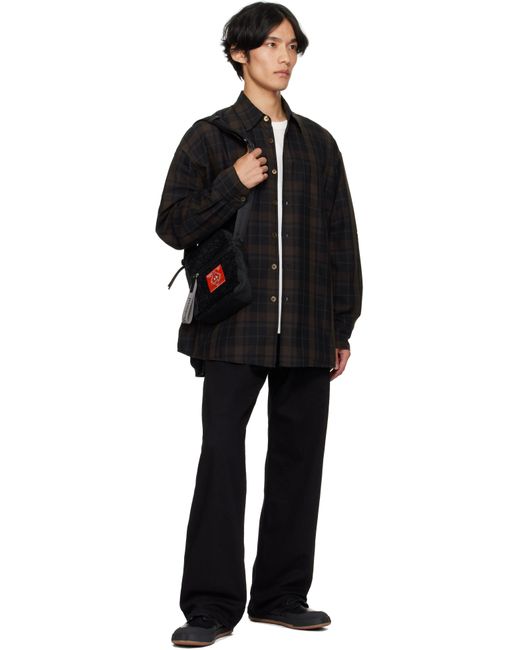 メンズ Vivienne Westwood ブラック Luke クロスボディポーチ Black