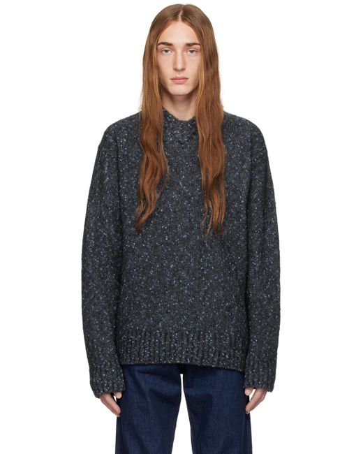 Norse Projects Black Blue Rasmus Sweater for men