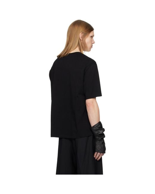 Det Blev Sent Black Logo T-Shirt for men