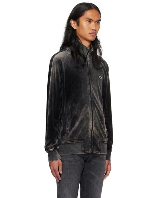 メンズ DIESEL S-raband トラックジャケット ブラック | Lyst