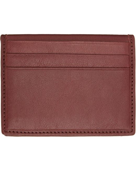 Vivienne Westwood Purple Orb Bifold Card Holder for men