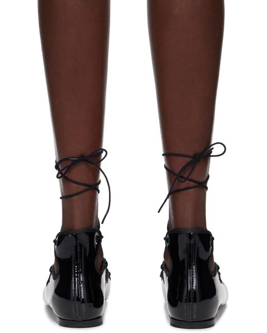 Ballerines Limbo Noires À Laçage Repetto en coloris Brown