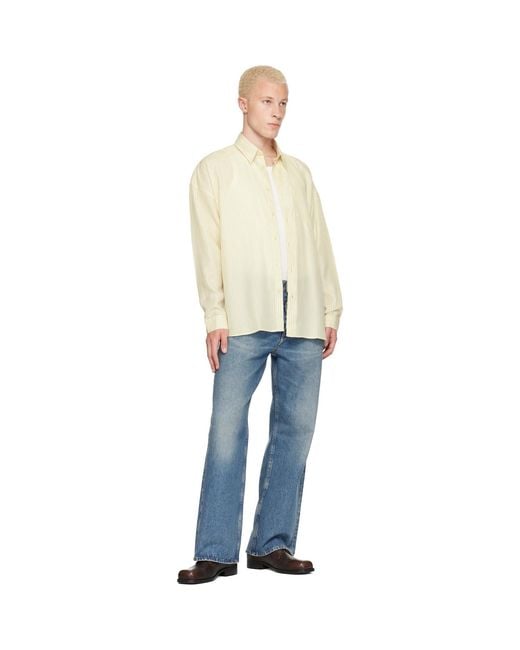 sunflower Blue Relaxed Boot Jeans for men