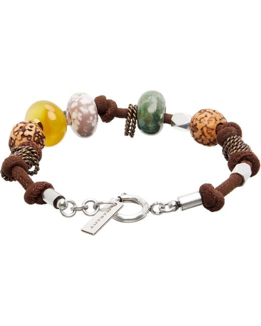 Isabel Marant Metallic Cord Bracelet for men