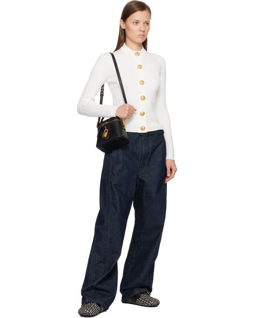 Balmain Black Pulse Vanity Bag