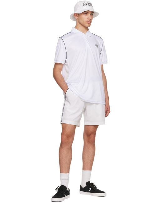 Sergio Tacchini Multicolor White Tcp Shorts for men