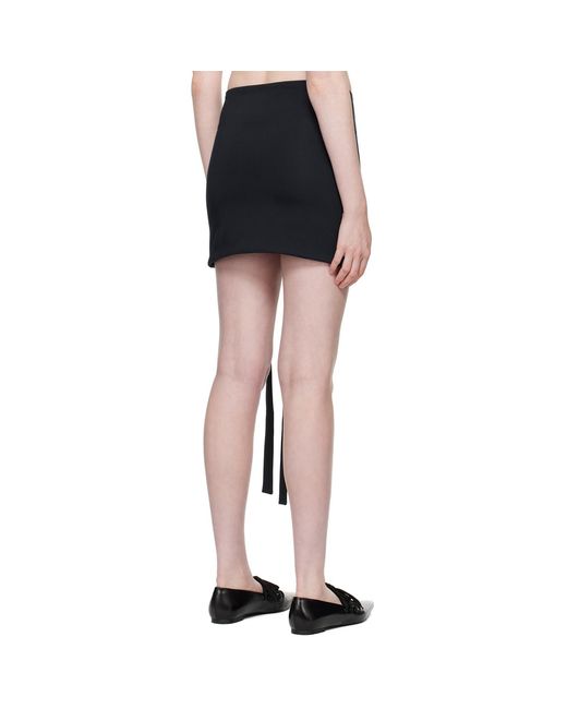 Jade Cropper Black Button Miniskirt
