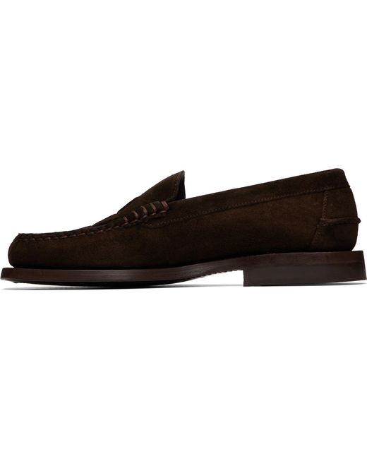 Hereu Brown Nombela Suede Loafers for men