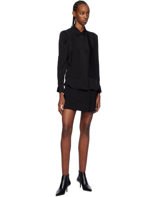 Max Mara Black Nuoro Miniskirt