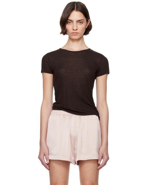Leset ブラウン Rozzi Classic Tシャツ Black