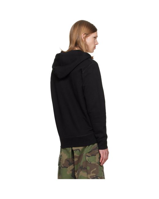 Polo Ralph Lauren Black Fleece Full-Zip Hoodie for men