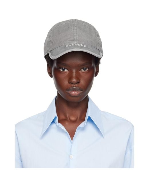 MM6 by Maison Margiela Multicolor Embroidered Logo Cap