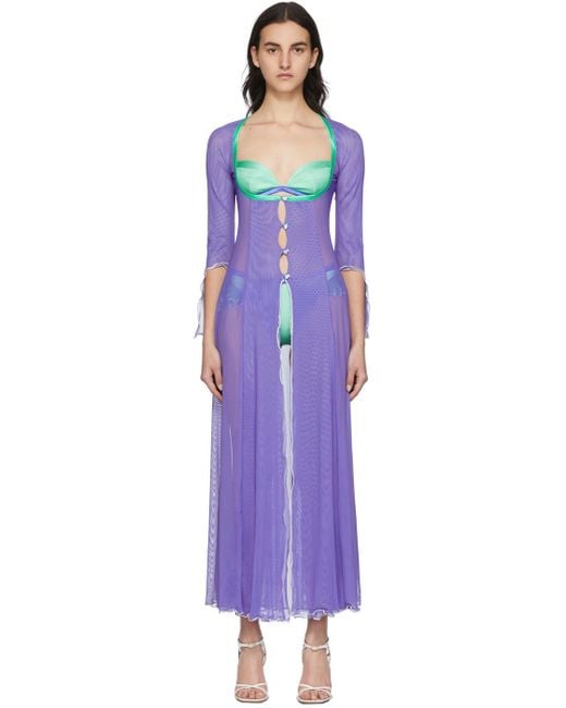 POSTER GIRL Black Ssense Exclusive Barbie Beach Dress