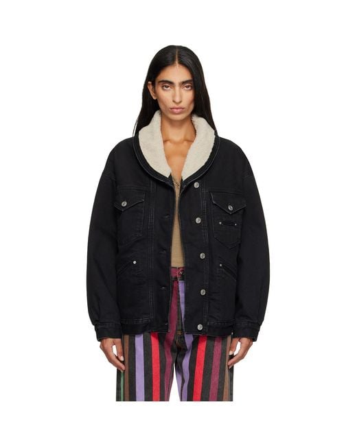Isabel Marant Black Pimia Denim Jacket