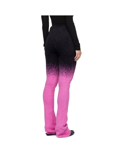 OTTOLINGER Black Ssense Exclusive & Knit Exaggerated Lounge Pants