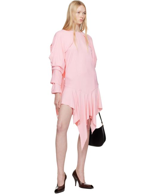 【関税込み】Ashley Williams ピンク Wing ミニワンピース Ashley Williams Wing Minidress in Pink | Lyst