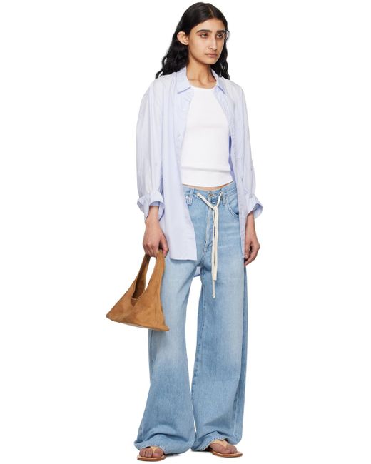 Citizens of Humanity Blue Brynn Drawstring Jeans
