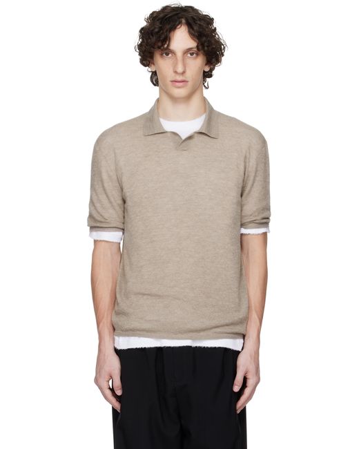 The Row Black Isao Polo for men