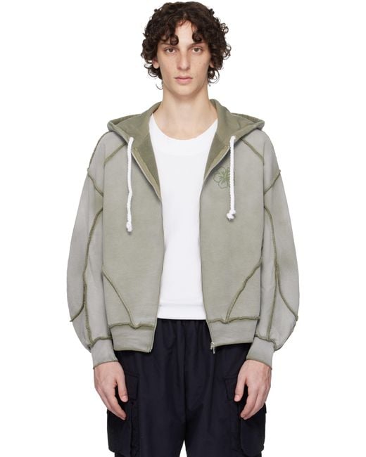 Abra Gray Surf Hoodie for men