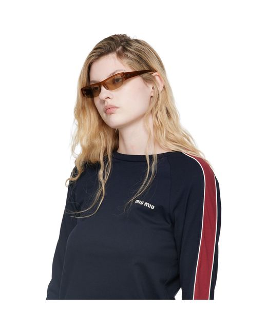 Miu Miu Natural Vedette Sunglasses