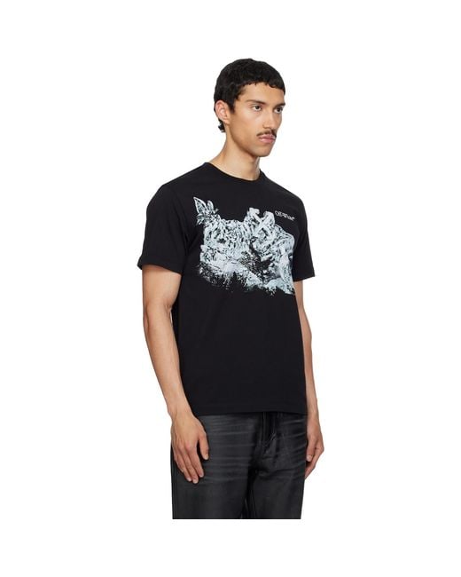 Off-White c/o Virgil Abloh Black Eagle Rock Slim T-Shirt for men