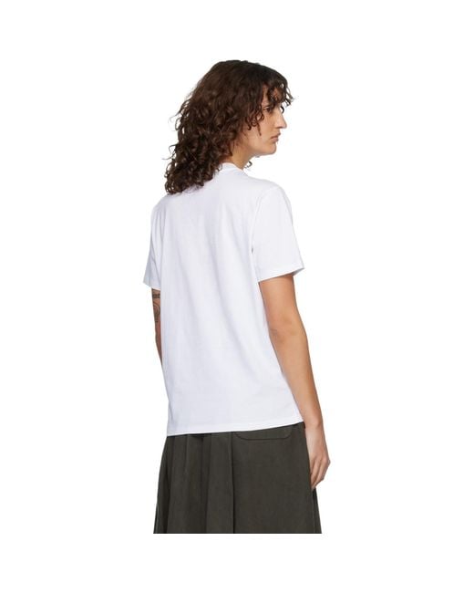 AMI White Ami De Coeur T-Shirt
