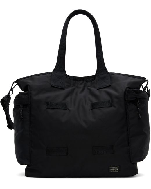 メンズ Porter-Yoshida and Co ブラック 2Way トートバッグ Black