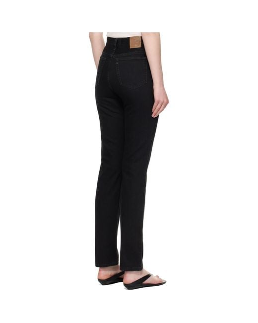 Totême  Black High Slim Jeans