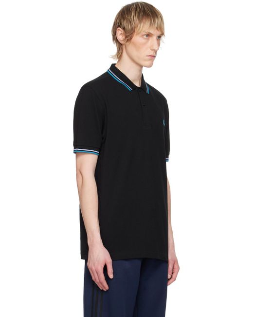 Fred Perry Black M3600 Polo for men
