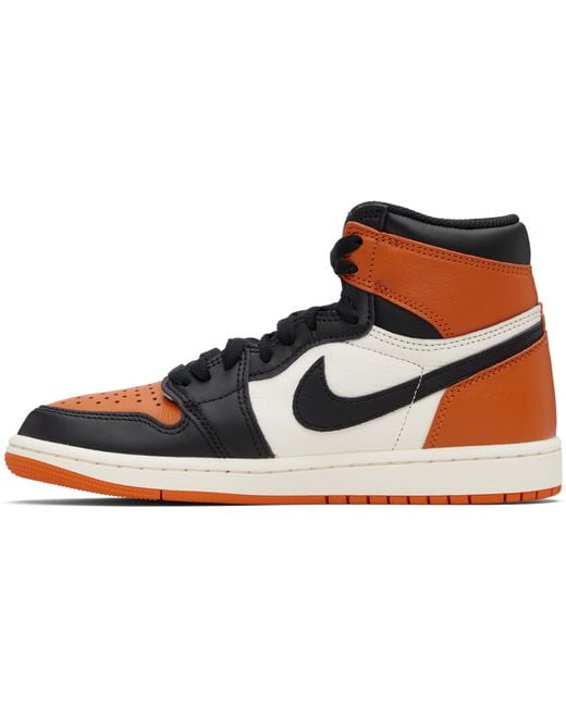 Nike Black Air Jordan 1 Sneakers for men