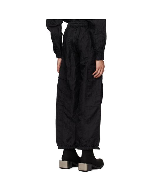 RTA Black Orion Cargo Pants for men