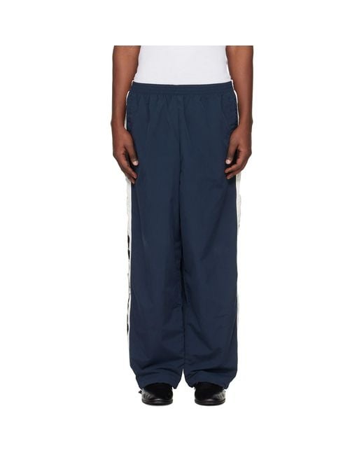 Vetements Blue Taped Track Pants for men