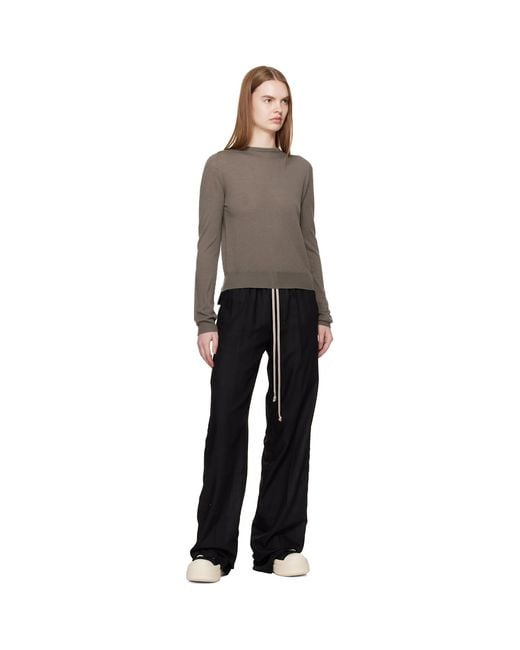 Rick Owens Black Temple Mega Bumper Sneakers