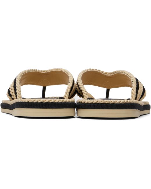 Chloé Brown Sand' Slides