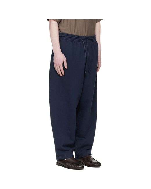 Hed Mayner Blue Drawstring Sweatpants for men
