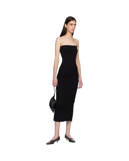 Leset Black Rio Bandeau Midi Dress