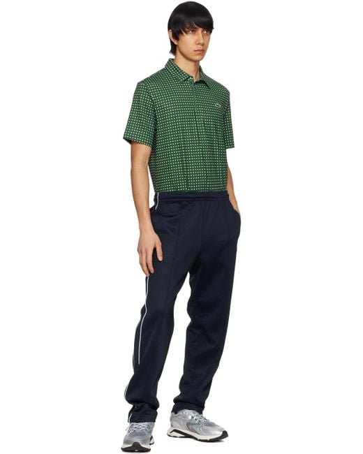 Lacoste Green Golf Printed Polo for men