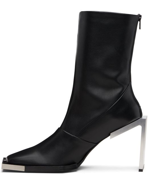 HELIOT EMIL Black Ankle-High Boots for men