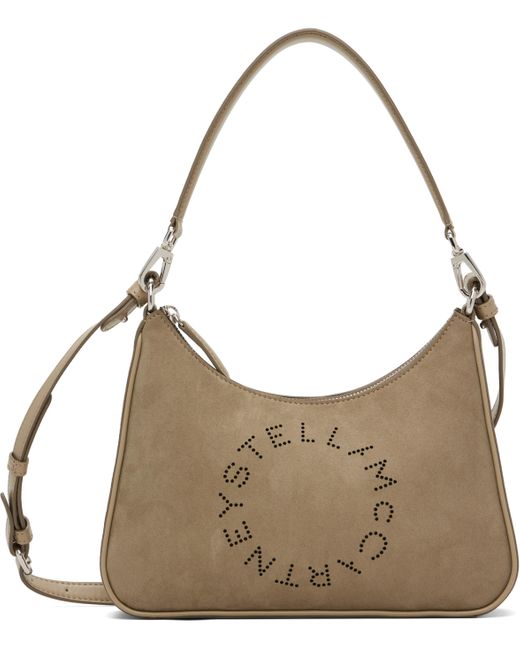 Stella McCartney カーキ Alter スエード バッグ Metallic