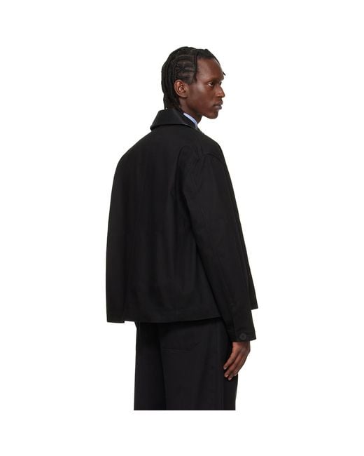 Studio Nicholson Black Aaron Levine Edition Dover Jacket for men
