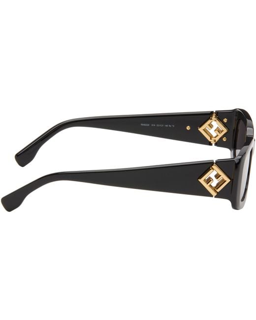 Fendi Gray Ff Diamonds Sunglasses