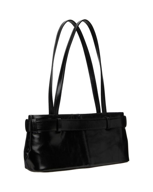 OSOI Black Shoulder Brocle Mini Bag