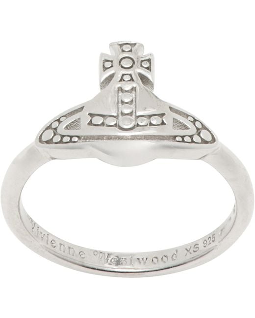 Vivienne Westwood Metallic Marinetta Ring for men
