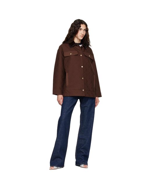 Casablanca Brown Workwear Jacket