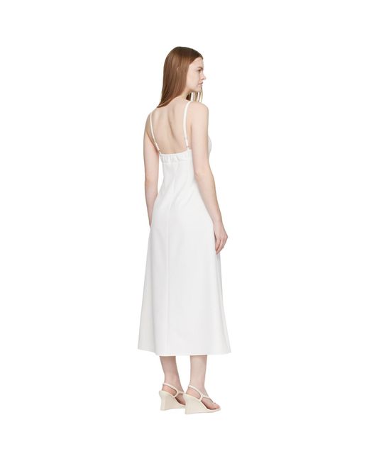 Sandy Liang Black Pilton Midi Dress
