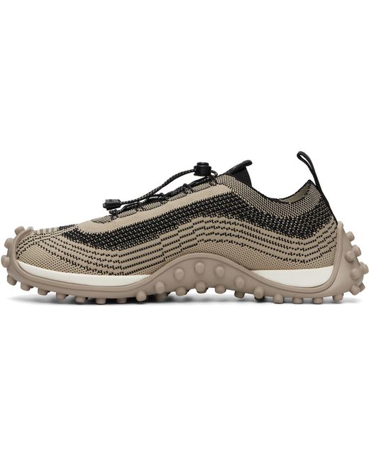 AMI Black Mirage Knit Sneakers for men