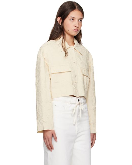 Nanushka Natural Off- Coreen Shirt