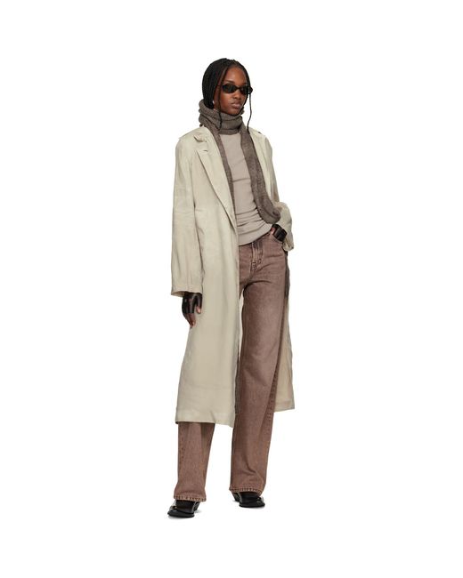 Our Legacy Black Capital Trench Coat