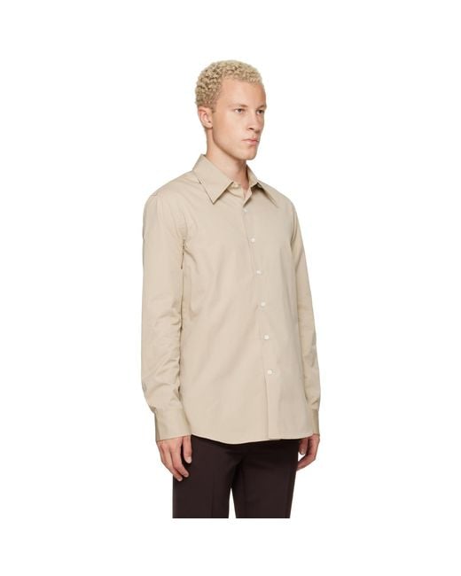 Marni Natural Darted Shirt for men